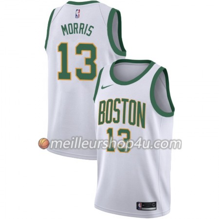 Maillot Basket Homme Boston Celtics Marcus Morris 13 2018-19 Nike City Edition Blanc Swingman